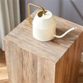 thumbnail image 6 of Homycasa Rustic Solid Wood Coffee Table with Cube Design-Natural, 6 of 9