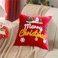 thumbnail image 2 of Qocolhg Christmas Decorations Outdoor Indoor, Christmas Pillowcase Rectangular Pillowcase Invisible Zipper Holiday Pillowcase Holiday Gift Christmas Decoration Red Pillowcase Suitable For Sofa, 2 of 6