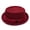 Burgundy, variant on Summer Breathable Mesh Pork Pie Hat, Lightweight Straw Fedora Bowler Sun Hat for Men, Packable Crushable Beach Travel Hat