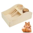 thumbnail image 4 of Pequeño Contenedor De Baño Para Mascotas, Caja De Baño De Desmontable De Madera Para Mascotas Pequeñas Con Escalera Que Sube Para Hamste, 4 of 7