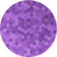 thumbnail image 1 of Ahgly Company Indoor Round Patterned Heliotrope Purple Area Rugs, 6' Round, 1 of 6