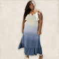 thumbnail image 2 of Women's Plus Size Ombre  Plus Size Maxi Dress, 2 of 4