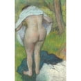 thumbnail image 3 of Edgar Degas 11x14 Black Modern Framed Museum Art Print Titled - Young Woman Dressing Herself (1885), 3 of 5
