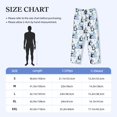 thumbnail image 3 of KLL Mens Pajama Pants for Men,Mens Lounge Pants,Funny Gifts for Men,Men's Pajama Bottoms Playful Penguins and Snowmen -X-Large, 3 of 5