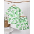 thumbnail image 3 of PureChapter Boys' Clothing Sets Boys Summer Outfits Hawaiian Vacation Collared Shirt & Shorts 2-Piece Casual Beach Wear for Kids 8-12 Years, 3 of 8