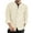 Z6-Beige, variant on Gubotare Men's Long Sleeve Dress Shirt Size Loose Shirt Mens Stand Collar Long Sleeve Shirt (White, XXXL)