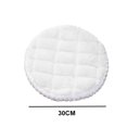 thumbnail image 2 of Chair Cushion Non Slip Kitchen Dining Chair Pad Round Seat Cushion with Machine Washable Cover - white, 2 of 5