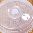 thumbnail image 5 of Kayannuo Back to School 2PCS Plastic Microwave Cover Clear Steam Vent Splatter Lid Food Dish New, 5 of 6