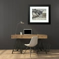 thumbnail image 4 of Victor Charreton 24x20 Black Modern Framed Museum Art Print Titled - Murol in the Snow (C. 1920), 4 of 5