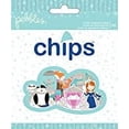thumbnail image 2 of Winter Wonderland Chips Die-Cut Shapes 44/Pkg-Ephemera W/Glitter, 2 of 3