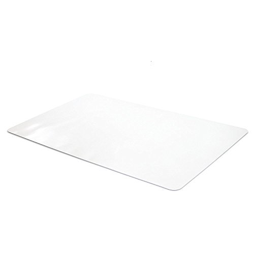 Office Desk Mat Clear Textured 47 x 23 Inch Plastic Computer Pad for