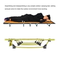 thumbnail image 2 of Xingzhi Camping Folding Bed Single Person Outdoor Cot Foldable Sleeping Oxford Fabric Mat Cots Backpacking Picnic Beach Travel Gray, 2 of 6