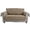 Taupe, variant on Eurhowing Reversible Loveseat Slipcover 2-Seater, Waterproof Non-Slip Quilted Couch Cover, Pet Friendly Sofa Protector with Elastic Straps, Taupe