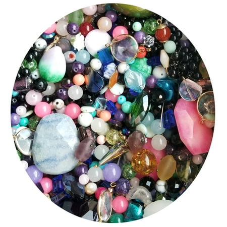 Blue Box Boutique Inc Assorted Half Pound Beads, Crystals, Cabochons for DIY Jewelry Making