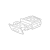Genuine OE Honda Cup Holder - 77230-SHJ-A05ZB