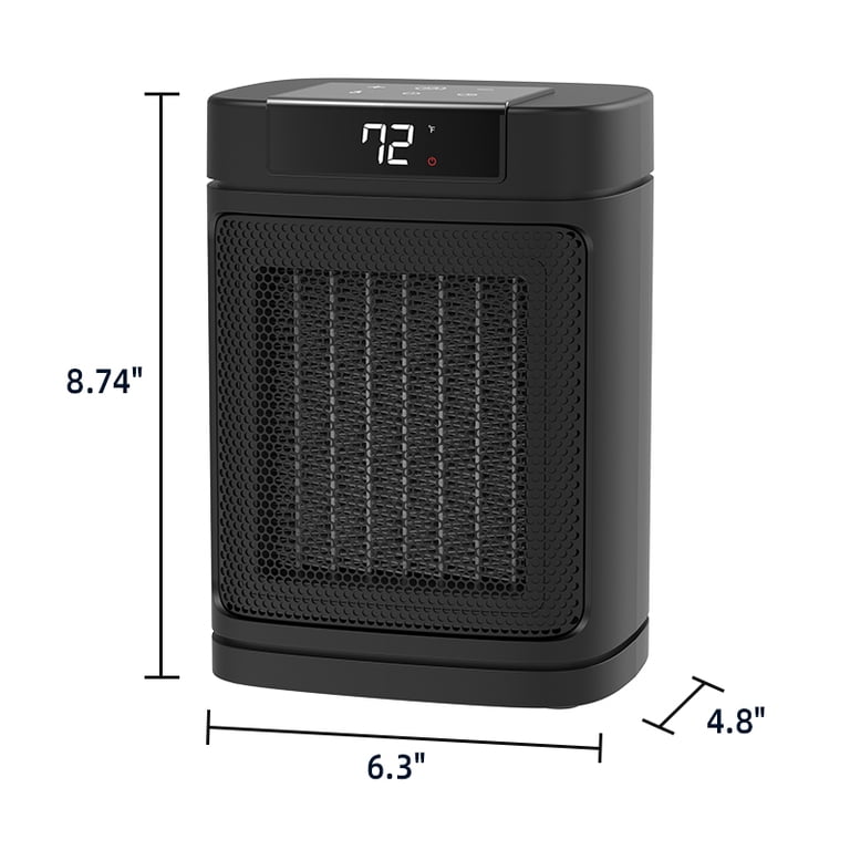 Digital Ceramic Space Heater, 1500W photo 2