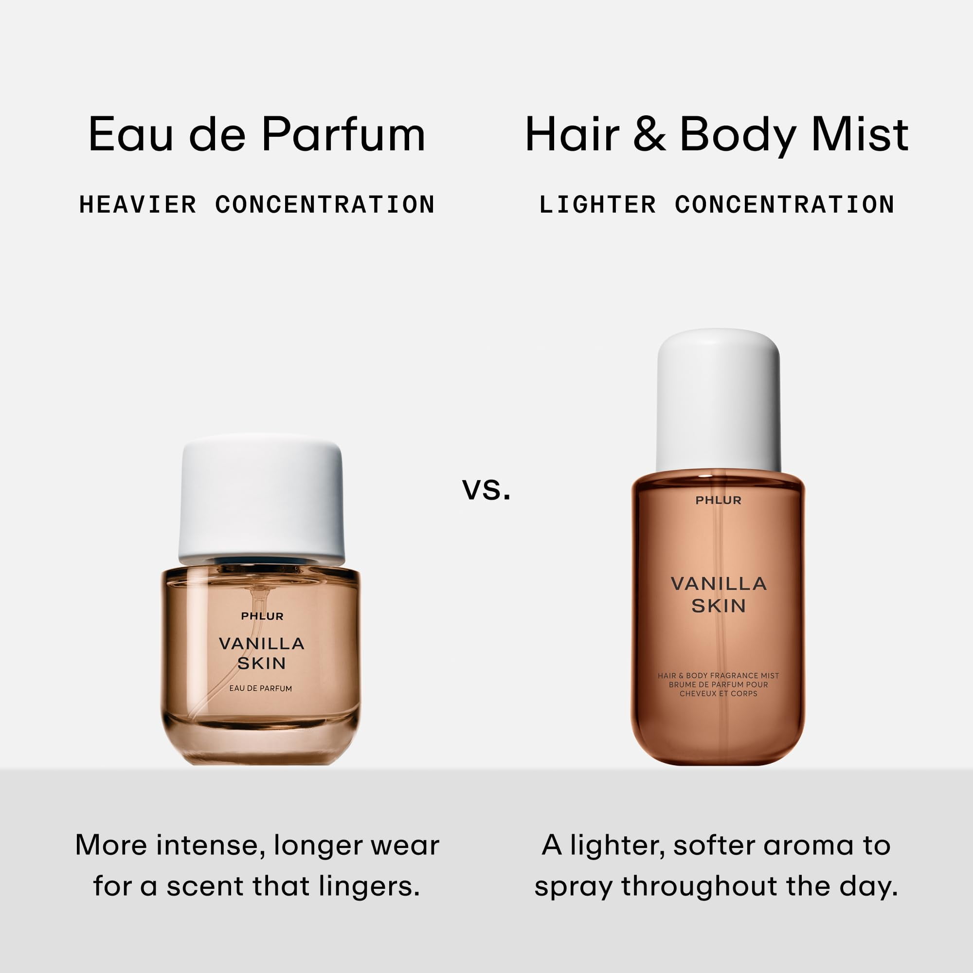 香水(女性用) PHLUR VANILLA SKIN Eau de Parfum Vanilla Skin Perfume - Fragrance Duet – Phlur