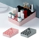thumbnail image 1 of Caja organizadora de pintalabios Clear View con compartimentos inclinados para maquillaje, joyería y esmalte de uñas - Almacenamiento de sobremesa para objetos pequeños, 1 of 6