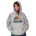 thumbnail image 3 of Funny Beach Lovers Seagull French Fry Unisex Plus Fleece Graphic Hoodie Brisco Brands 3X, 3 of 5