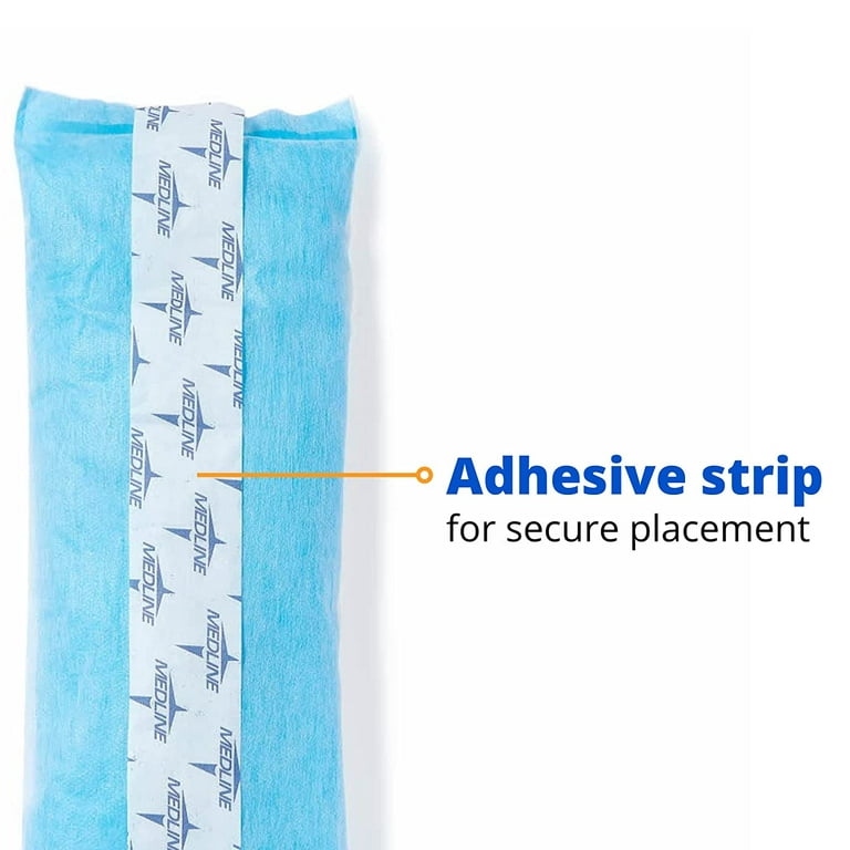 Medline Premium Perineal Cold Packs for Postpartum Care with Adhesive Strip  (24 Count) Each Absorbent Pad is 4.5 x 14.25 