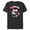 Dark Heather, variant on Mickey Mouse Minnie Mouse Love Forever Valentine’s - Short Sleeve Blended T-Shirt for Adults - Customized-Navy Heather