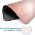 thumbnail image 3 of Rose Gold Square Mouse Pad 9.5" x 7.9", Pink Wireless Mouse Notebooks Desktop Computers Office Supplies with Non-Slip Rubber Base Mouse Pad for Gaming, Working, Studying, 3 of 6