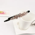 thumbnail image 5 of harmtty Woman Headband Elegant Style Non Slip Headwear Hair Hoop Band Flower Rhinestone Headdress, 5 of 8