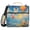 Cute Rabbits Flying, variant on 3 Ring Zipper Binder with Shoulder Strap Waterproof Trapper Keeper 2 Inch D-Ring 500 Sheets Capacity Retro Chicken with American Flag