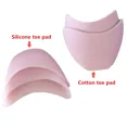 thumbnail image 7 of Adult Canvas Satin Ballet Pointe Dance Shoes Ladies Professional with Ribbons Woman Ballerina Dancing Shoe with Silicone Toe Pad (Canvas pointe shoe,44), 7 of 7