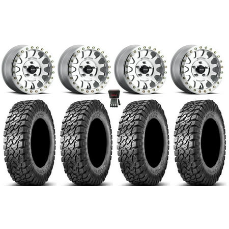 Method 401 Beadlock 15 Wheels Raw 34 Predator Tires Polaris RZR Turbo R & Pro R Ranger 1500 Xpedition Method 401 Beadlock 15 Wheels Raw 34 Predator Tires Polaris RZR Turbo R & Pro R Ranger 1500 Xpedition