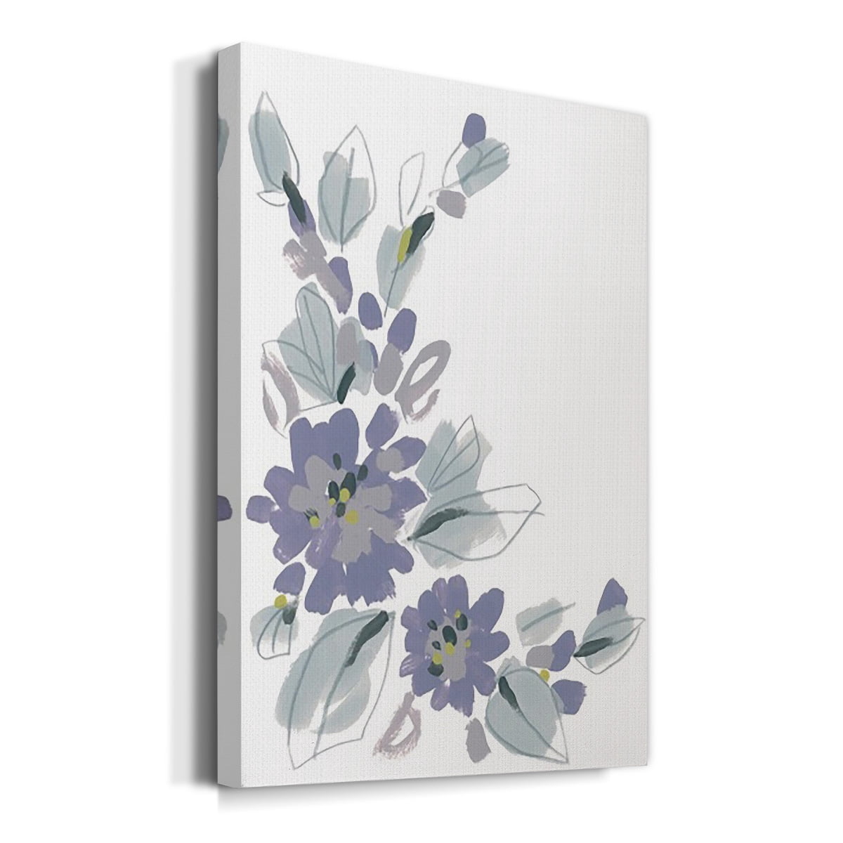 Periwinkle Patch III Premium Gallery Wrapped Canvas - Ready to Hang