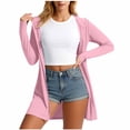 thumbnail image 2 of Jamicy Women's Sun Protection Jackets Solid Color Golf Athletic Jackets Lightweight Full Zip Long Sleeve Shirts with Pockets, 2 of 8