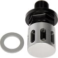 thumbnail image 3 of KarParts360 Twist Drain Oil Drain Plug | Carbon Steel | 2 Bolt Grade | Black, Silver Color | EZ Drain Method | With Gasket Or Seal, 3 of 5