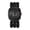 Black, variant on Women's Analog Quartz Bohemian Tonneau Case Decompression Natural Wood Beaded Stretch Band Watch – Handmade Elastic Buddhist Bead Bracelet with Butterfly Floral Dial for Women