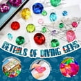 thumbnail image 3 of Underwater Gem Pool Toys, 10PCS Colorful Toy Gems Set Gold Box  For Swimming Pool, 3 of 8