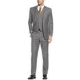 thumbnail image 5 of Caravelli Men's 3-Piece Single Breasted Slim Fit 2-Button Vested Dress Suit Set - Colors, 5 of 13
