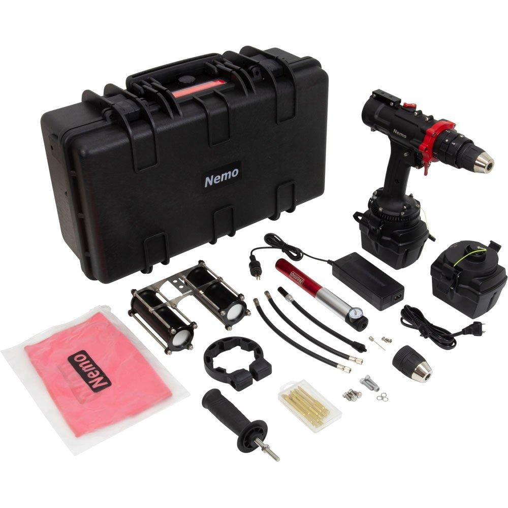 Nemo Power SOHD186LI100 Special Ops Hammer Drill, Nemo Power Tools, 100M, (2)6Ah