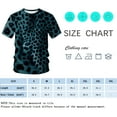 thumbnail image 4 of Blissboy Novelty Men's 3D Leopard Print T-Shirt - Bold Animal Print Short Sleeve Tee, 4 of 7