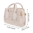 thumbnail image 2 of MERRYHAPY 1Pc Beige Straw Weaving Handbag with Noble Feel and Adjustable Single Shoulder Strap, 2 of 8
