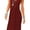 Wine red, variant on Womens Summer Casual Half Sleeve Empire Waist Loose Swing Pleated Modest Work Tunic T Shirt Dresses