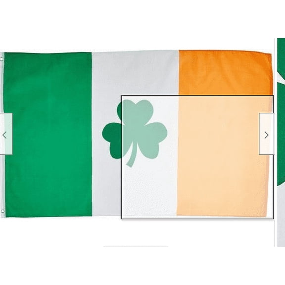 Ireland Irish Shamrock St. Patricks Day Flag 3X5 150D Banner Clover Leaf