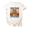thumbnail image 2 of Puntoco moda mujer casual manga corta girasol estampado o-cuello tops camiseta blusa Puntoco Puntoco-8832, 2 of 3