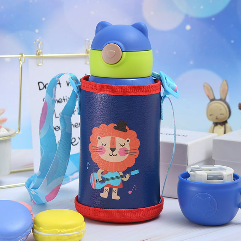 500ml Cute Thermal Water Bottle For Kids Children Dinosaur Thermos