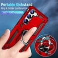 thumbnail image 4 of S23+ Case: for Samsung Galaxy S23 Plus Case for S23 Plus,Heavy Duty Drop Protection,Military Protective Tough Durable Phone Cover,S23 Plus Case Red, 4 of 11