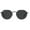(002/48) Black/Polarized Black, variant on RB3565 Jack Round Sunglasses, Gold/Clear Gradient Brown, 53 mm