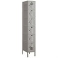 thumbnail image 2 of Vented Metal Locker - Six Tier Box Style - 1 Wide - 6 Feet High - 18 Inches Deep - Gray - Unassembled, 2 of 3