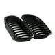 thumbnail image 3 of Rejilla para coche KKmoon 2pcs Mate Negro M-color de la parrilla delantera para BMW E46 Serie 3 4 Do Tomshoo Rejilla para coche, 3 of 6