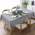 thumbnail image 2 of XMXT Polyester Rectangle Tablecloth, Cartoon Character Stickers Waterproof Table Cloth Home Dinner Decor Table Cover for Holiday Party, 54 x 72 inches, 2 of 9