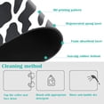 thumbnail image 6 of Coffee Mat Coffee Bar Mat 12"x19" Hide Stain Absorbent Rubber Backed Quick Drying Mat Fit Under Coffee Maker Espresso Machine Kitchen Counter, Cow Print, 6 of 6
