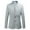 07-Grey, variant on oqasdz Suit Jacket for Men New Spring Autumn Collar Two Button Solid Color Plus Size Fashion Casual Business formal Coat Top,Size XL